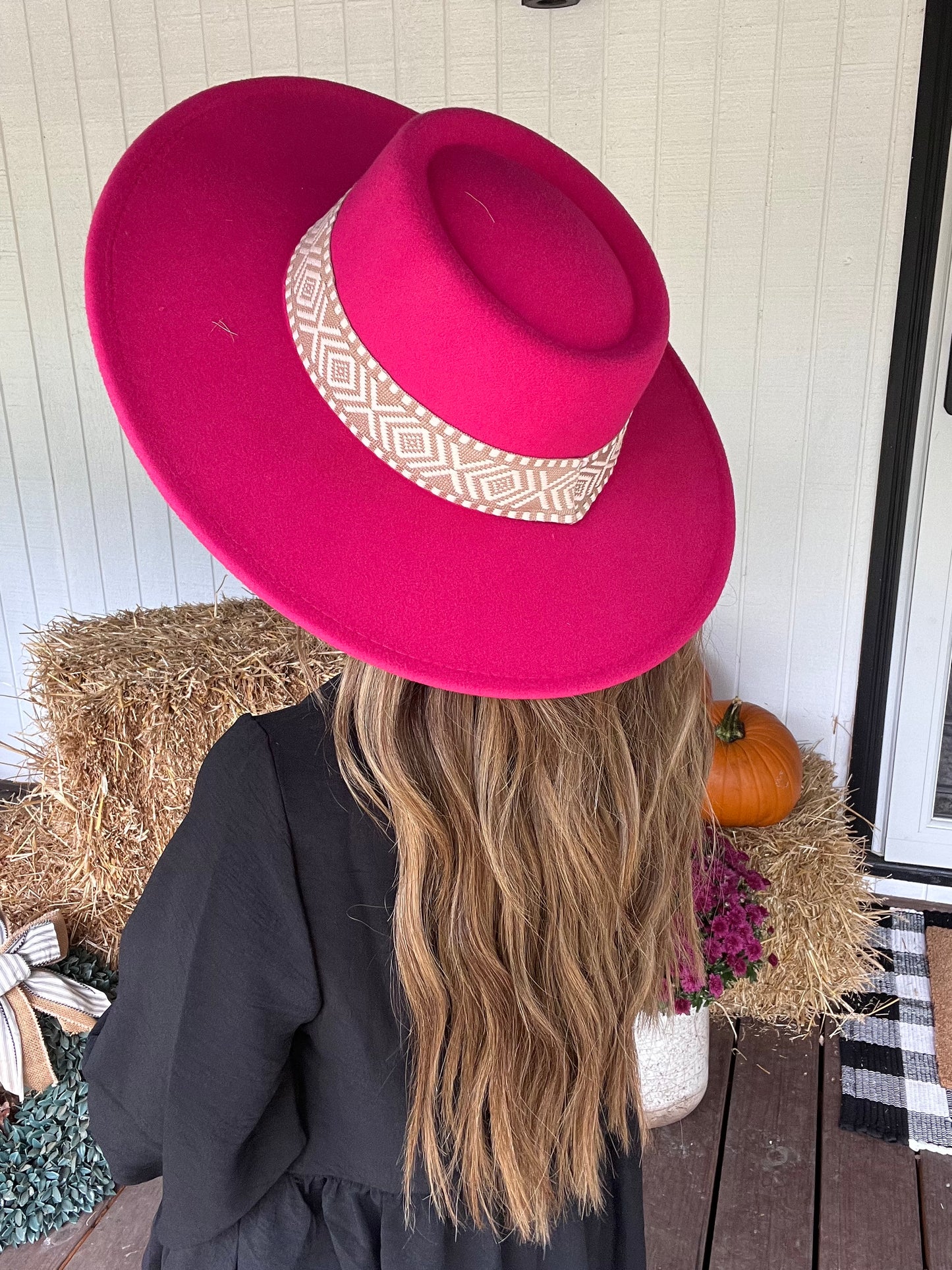 Dallas Wide Brim Rounded Crown Fedora