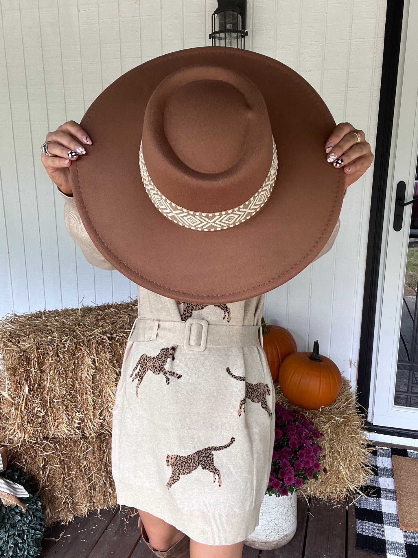 Dallas Wide Brim Rounded Crown Fedora