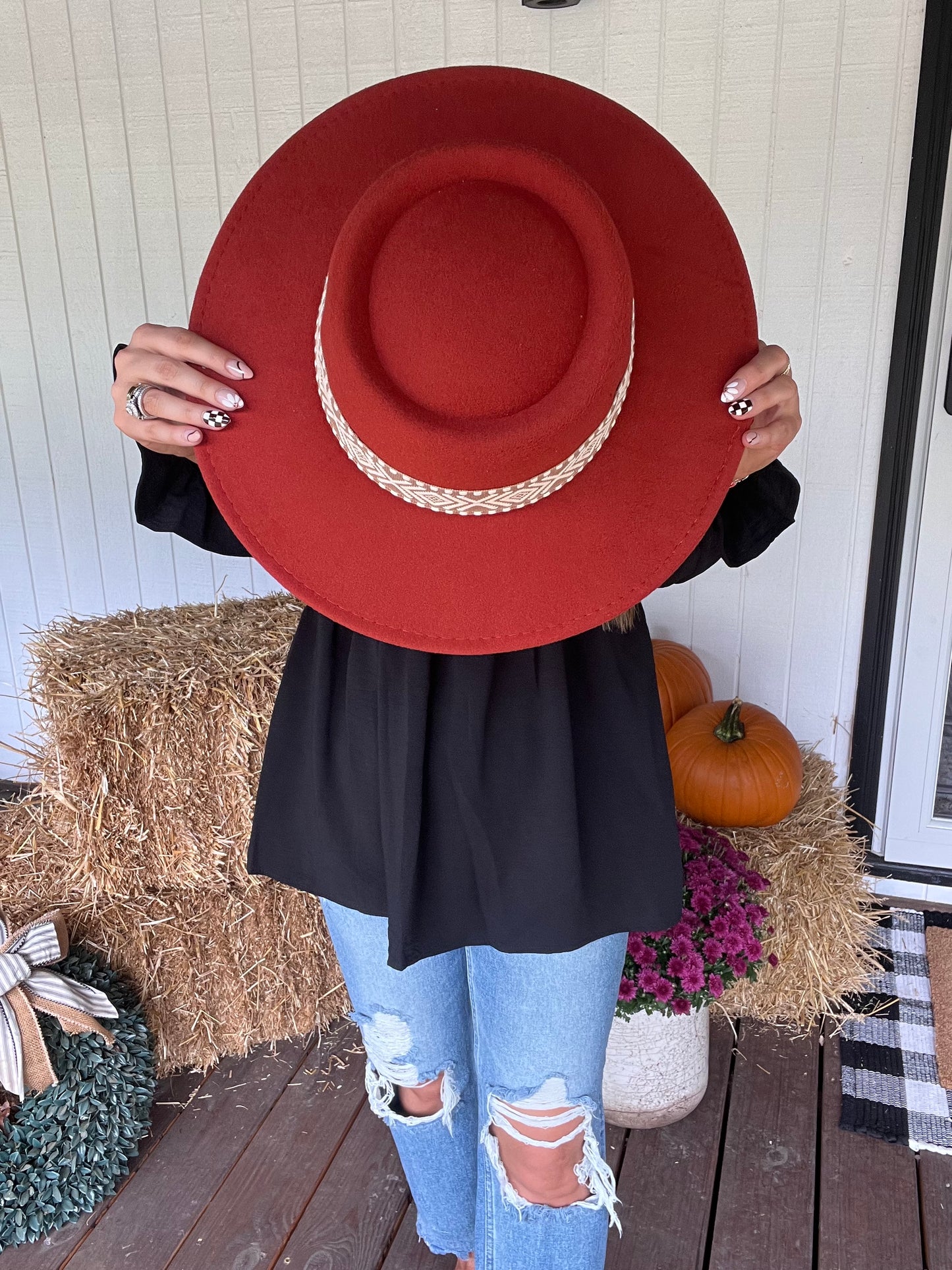 Dallas Wide Brim Rounded Crown Fedora