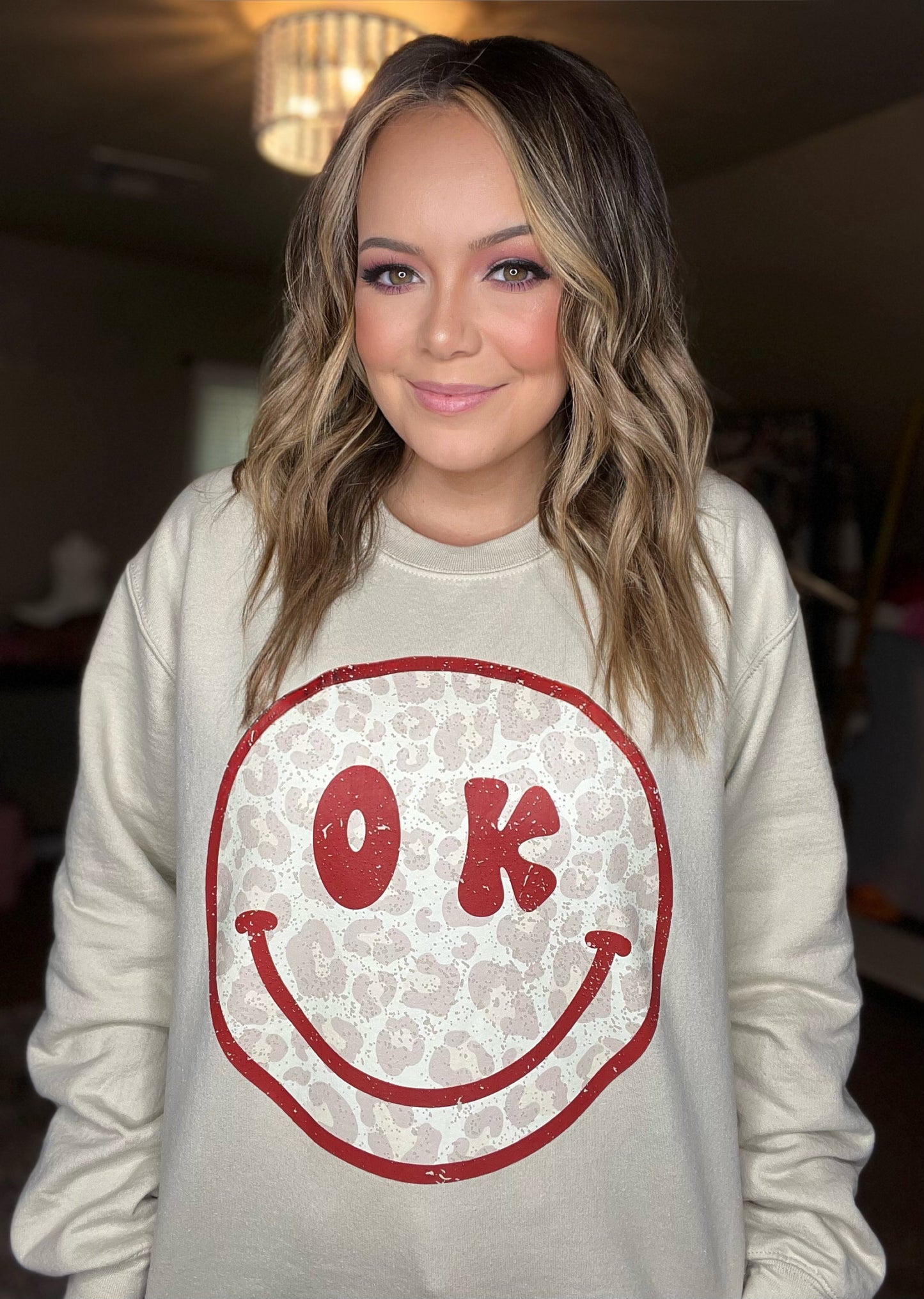 Gameday Smiley Sweatshirt