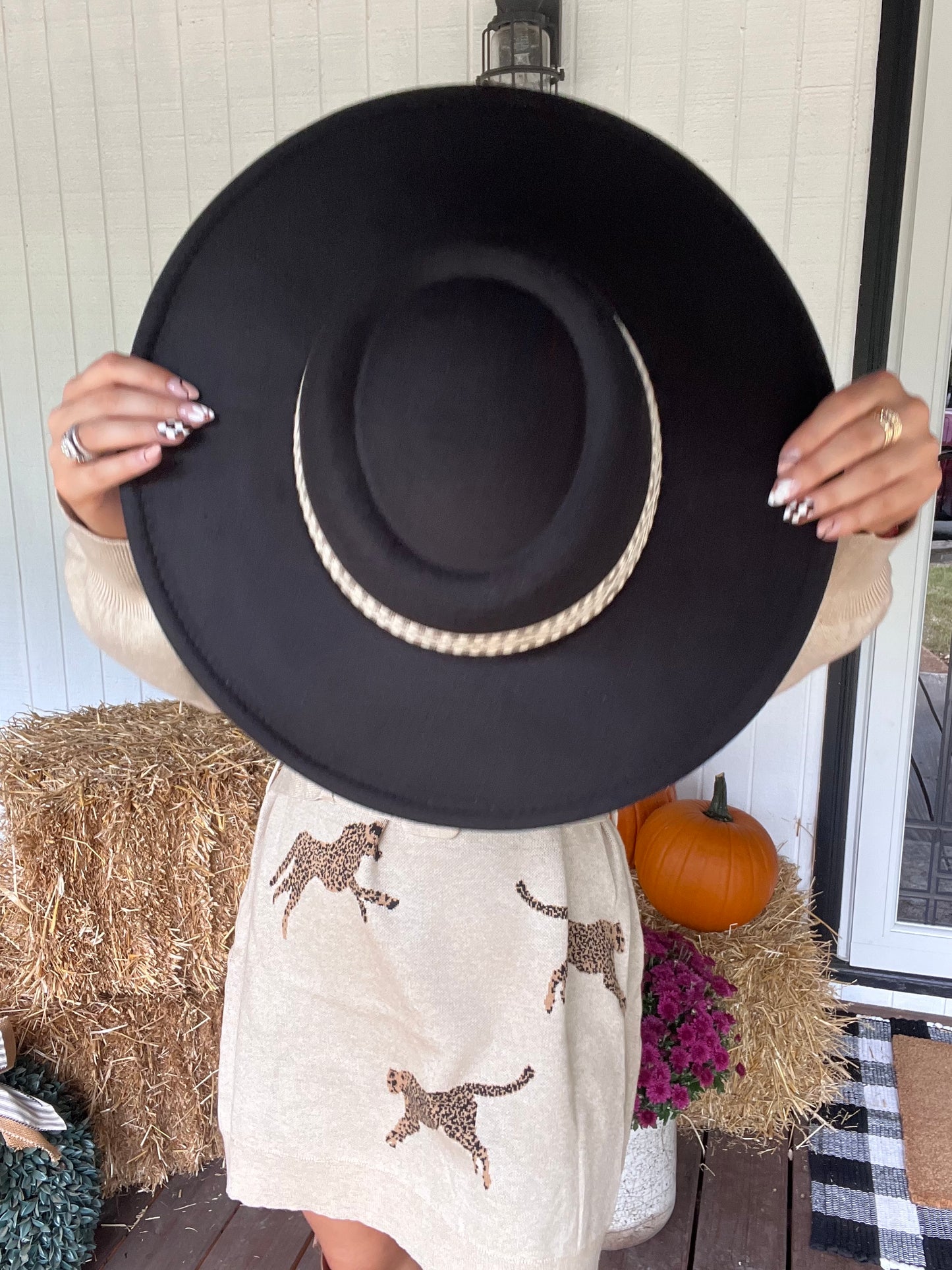Dallas Wide Brim Rounded Crown Fedora
