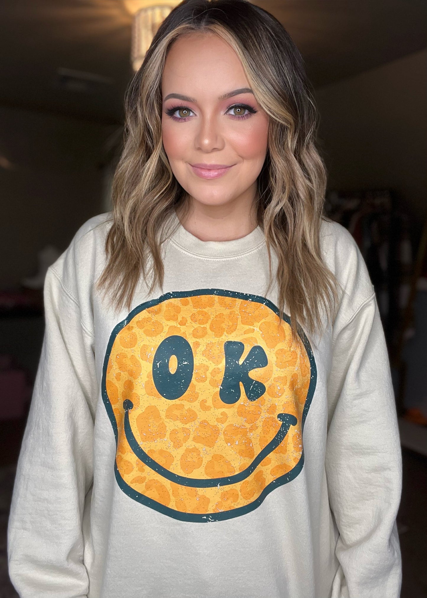 Gameday Smiley Sweatshirt