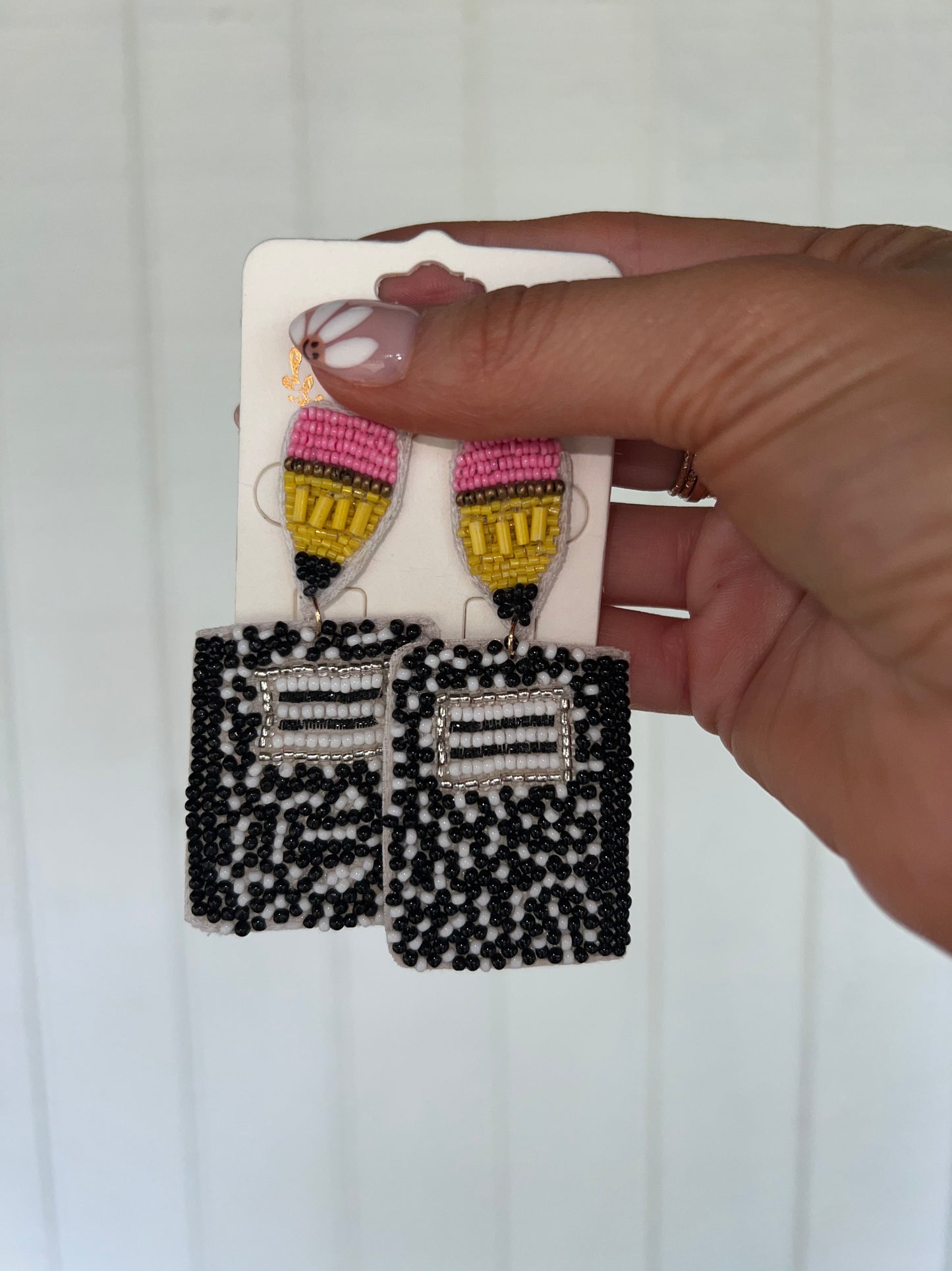 Teacher Beaded Earrings