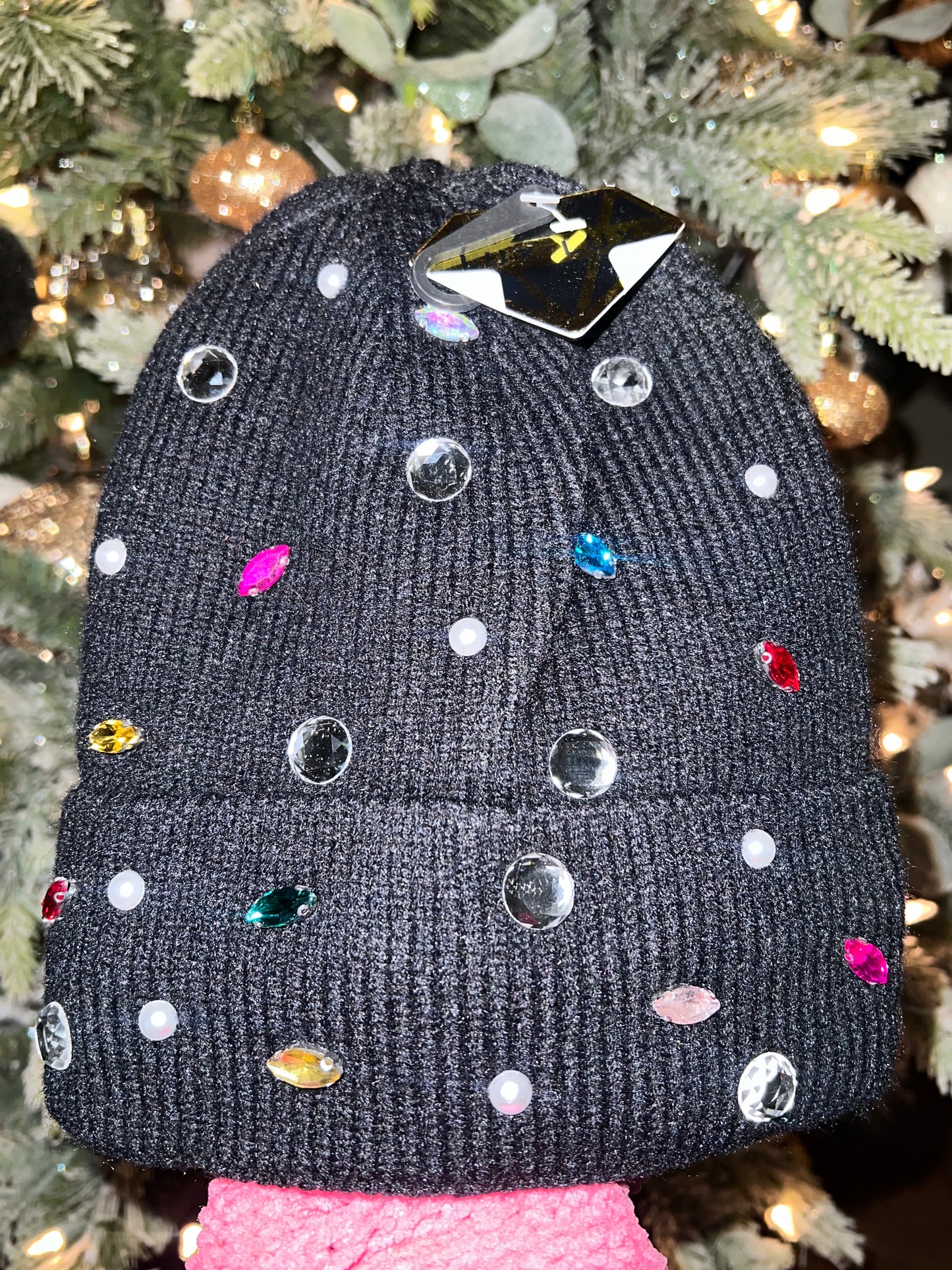 Rhinestone Beanie