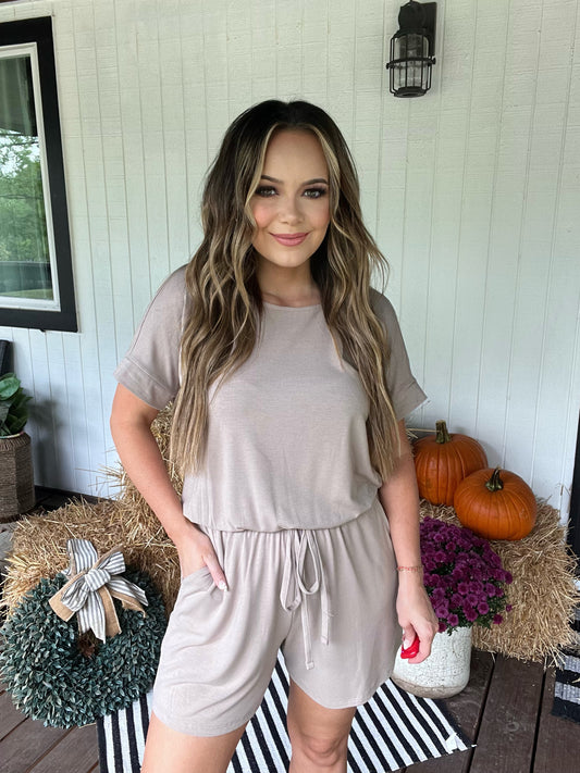 Casual Stretch Romper
