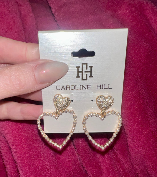 Lovie Dovie Heart Earrings