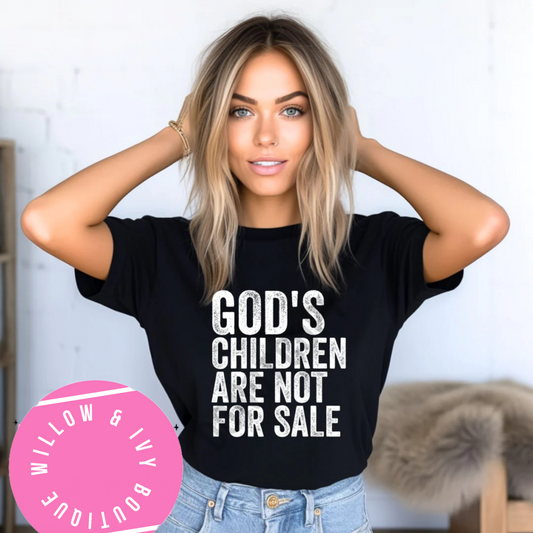 Gods Children Are Not For Sale Tee