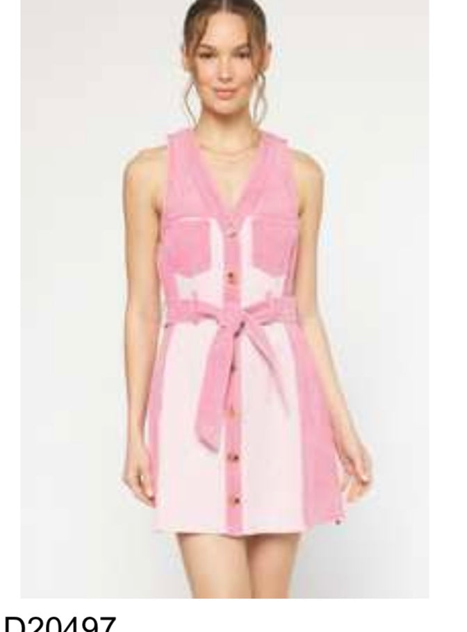 Rodeo Barbie Pink Denim Dress